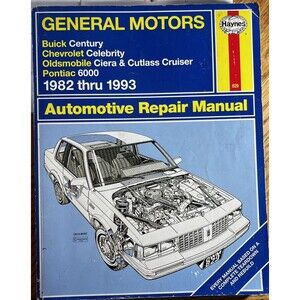 Haynes General Motors 1982-93 Repair Manual Buick Chevrolet Oldsmobile Pontiac